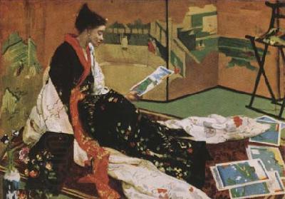 James Abbott McNeil Whistler Caprice in Purple and Gold No 2 The Golden Screen (mk09) China oil painting art